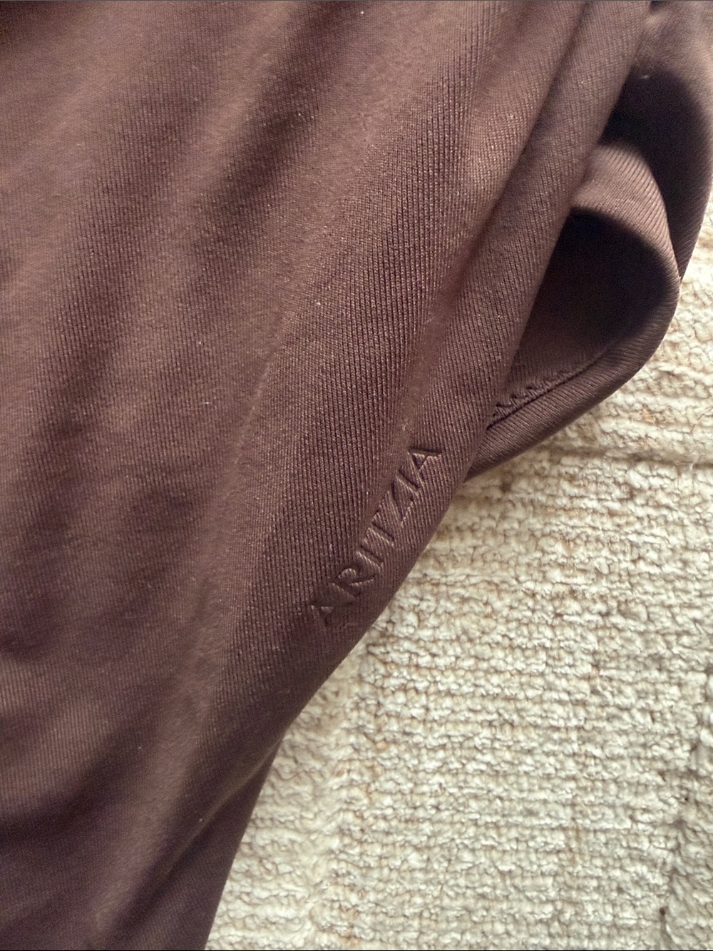 Aritzia Brown Ruched Sleeveless Bodysuit - Picture 3 of 4